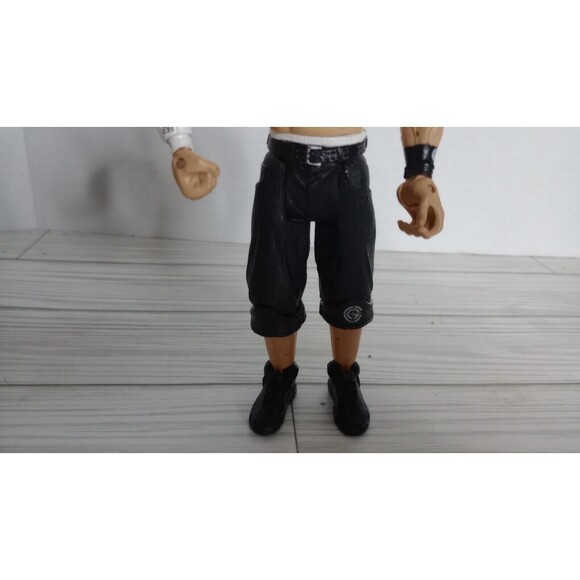 2003 Jakks Pacific WWE John Cena Ruthless Aggression 7" Figure (C) Black Gear - Picture 4 of 8